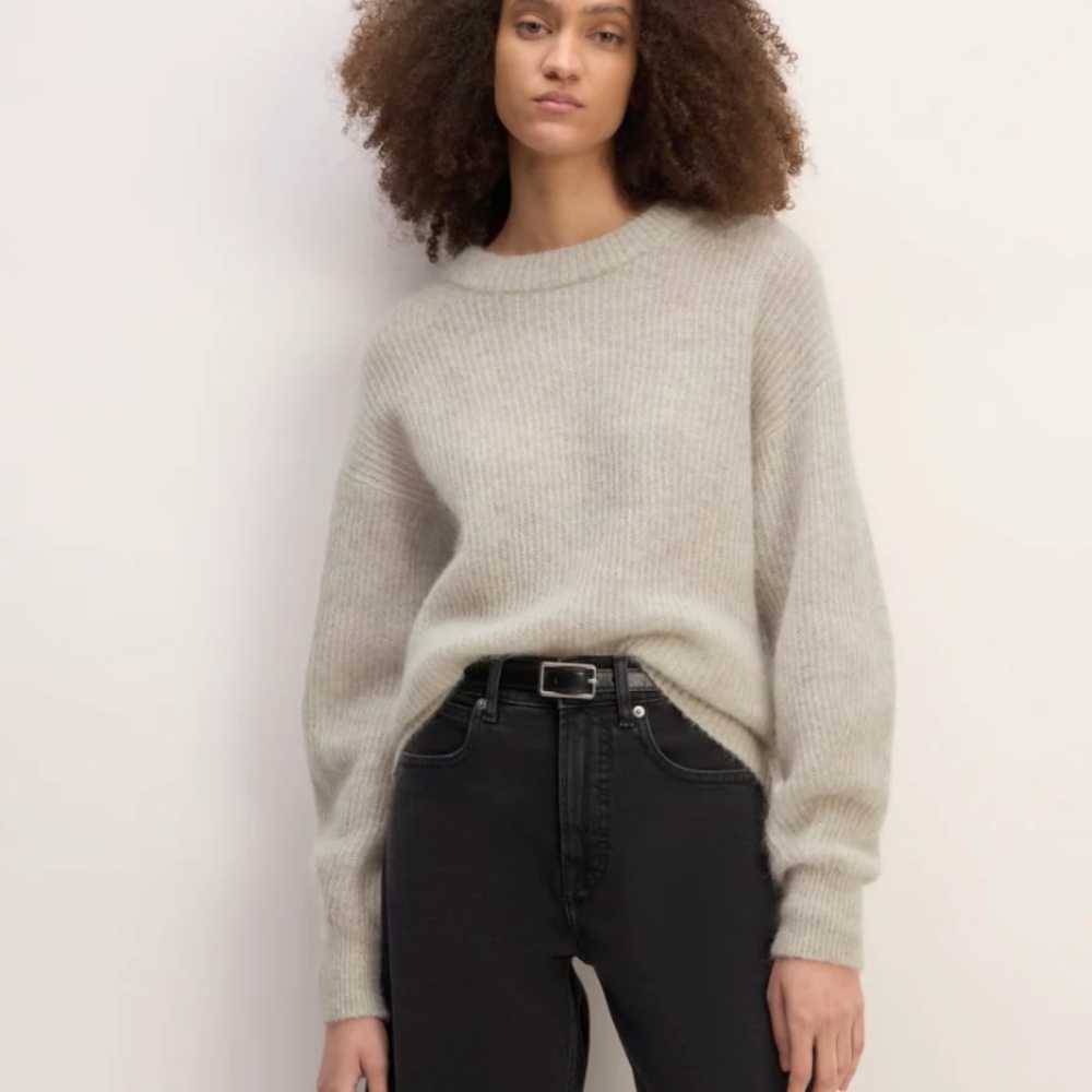 Everyone Oversized alpaca crew